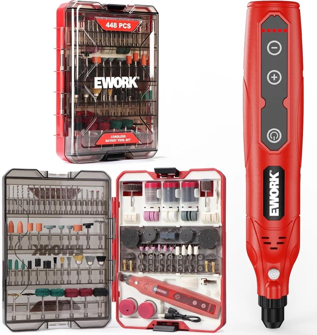 Main image of 5-Speed Mini Rotary Tool Kit 448 PCS for DIY Enthusiasts