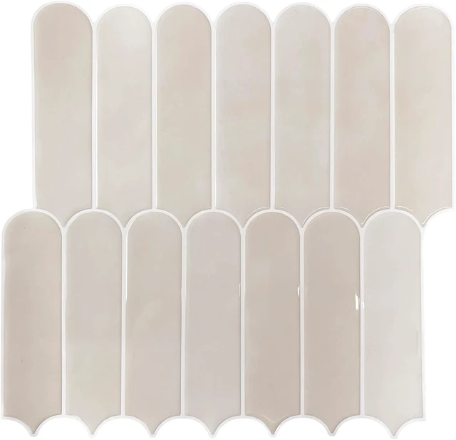 Main image of Peel and Stick Backsplash Tiles, 10 Sheets 12'' x 12'' for Kitchen