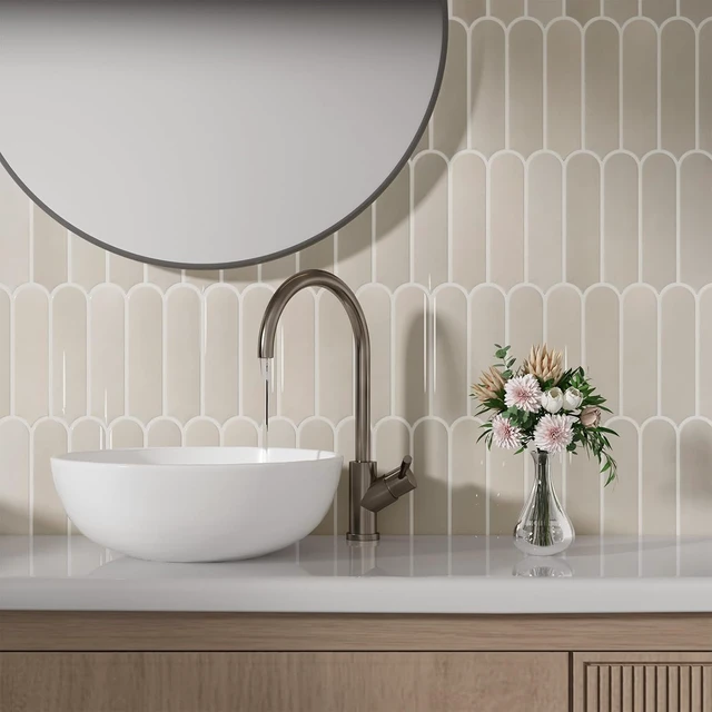 Alt view image 2 of 6 - Peel and Stick Backsplash Tiles, 10 Sheets 12'' x 12'' for Kitchen