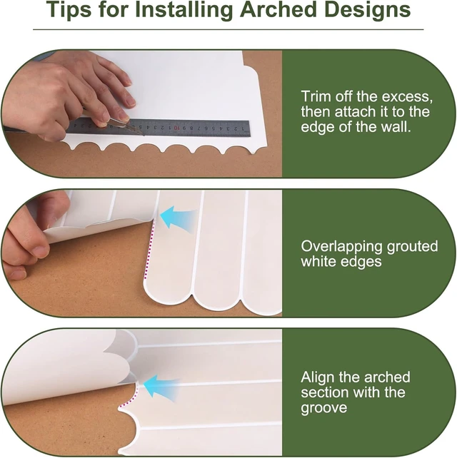 Alt view image 4 of 6 - Peel and Stick Backsplash Tiles, 10 Sheets 12'' x 12'' for Kitchen