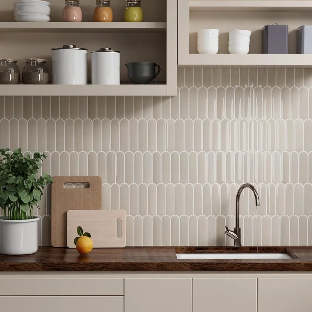Alt view image 6 of 6 - Peel and Stick Backsplash Tiles, 10 Sheets 12'' x 12'' for Kitchen
