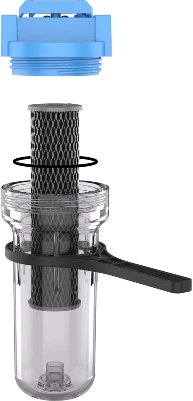 Alt view image 5 of 7 - Pentair U25 10" x 2.5" Whole House Filter System with Valve-in-Head