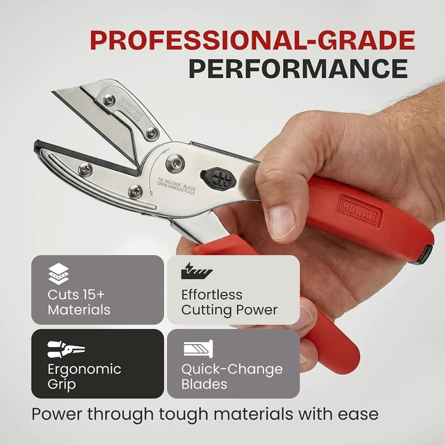 Alt view image 3 of 5 - Multi-Cut Utility Cutter with Quick Change Blade for Cable, Hose & DIY