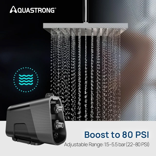 Alt view image 4 of 7 - Whole House Water Pressure Booster Pump 80 PSI 115V Automatic Variable Speed, Constant Pressure, Self-Priming, for Home, Apartment, Shower, Garden & Shallow Well, Smart 45