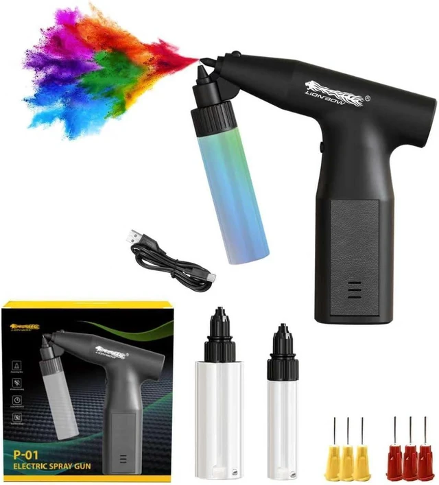 Main image of Small Cordless Electric Paint Sprayer Gun for Cars, Cabinets, Paint Repair & DIY (1 Gear)