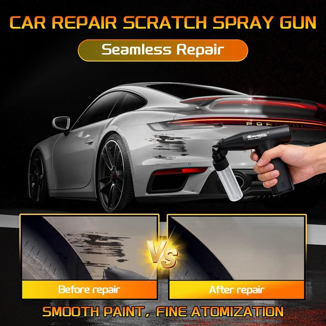 Alt view image 6 of 6 - Small Cordless Electric Paint Sprayer Gun for Cars, Cabinets, Paint Repair & DIY (1 Gear)