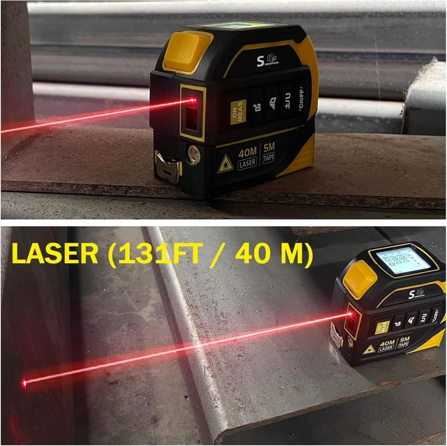 Alt view image 6 of 7 - 4-in-1 Laser Tape Measure with Crosshair Laser Level