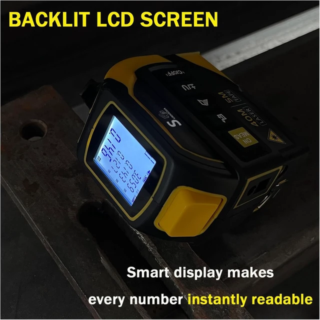 Alt view image 7 of 7 - 4-in-1 Laser Tape Measure with Crosshair Laser Level