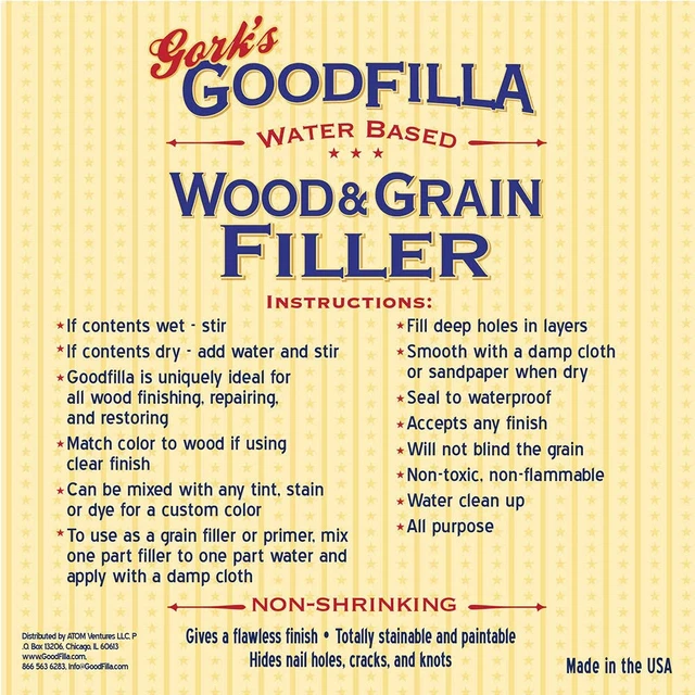 Alt view image 2 of 3 - Water-Based Wood & Grain Filler (Trowel Ready) White Oak, 1 Gallon