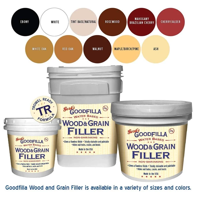 Alt view image 3 of 3 - Water-Based Wood & Grain Filler (Trowel Ready) White Oak, 1 Gallon
