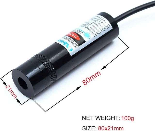 Alt view image 3 of 7 - 650nm Adjustable Red Cross Line Module Crosshair Alignment Locator for Positioning