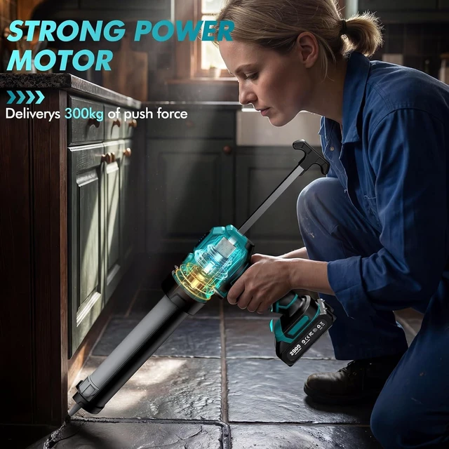 Alt view image 3 of 7 - Electric Caulking Gun for 10oz-10.5oz, Compatible with 18V Makita Battery
