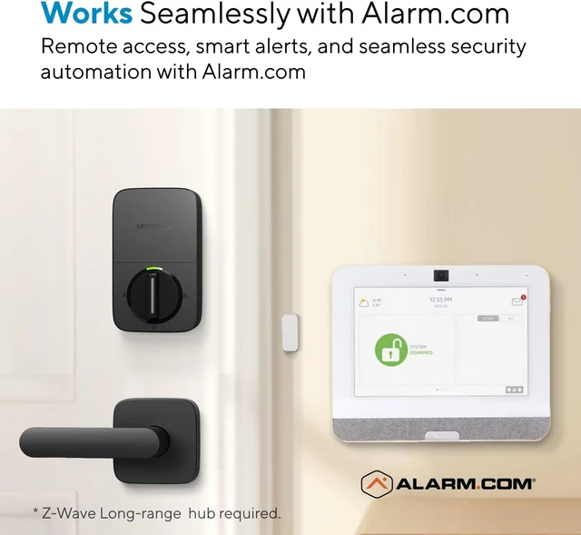 Alt view image 4 of 7 - Bolt Z-Wave Smart Deadbolt Lock with 800 Series Z-Wave Long Range