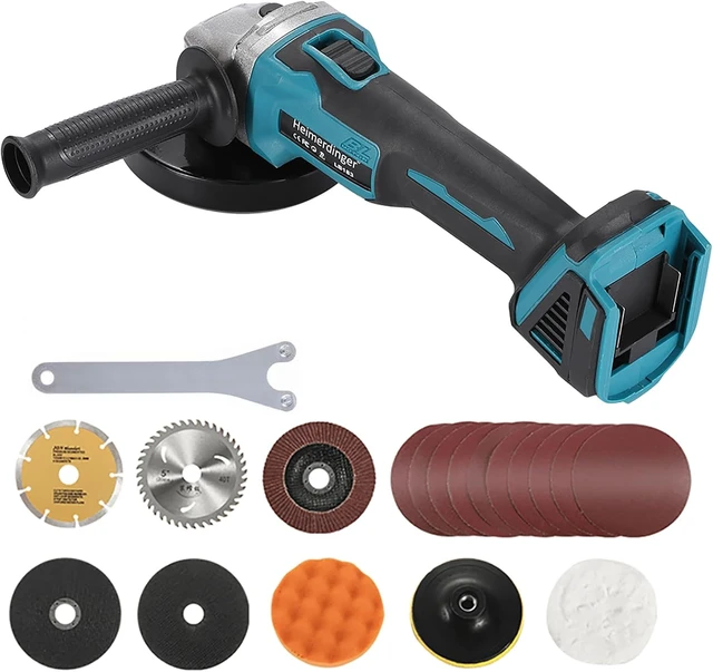 Alt view image 2 of 6 - 5 Inch Brushless Angle Grinder for Makita 18V Cutting Tool