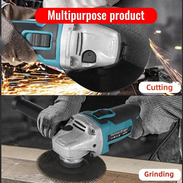 Alt view image 5 of 6 - 5 Inch Brushless Angle Grinder for Makita 18V Cutting Tool