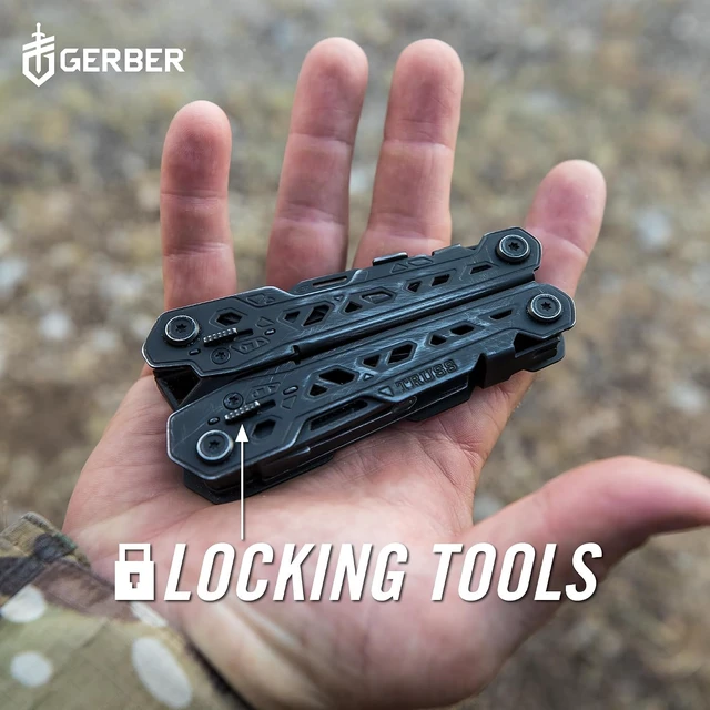 Alt view image 3 of 7 - Truss 17-in-1 EDC Multitool Pliers with Sheath & Pocket Knife, Black