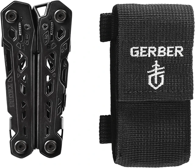Alt view image 5 of 7 - Truss 17-in-1 EDC Multitool Pliers with Sheath & Pocket Knife, Black