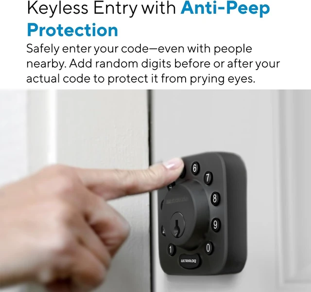 Alt view image 6 of 7 - Bolt Z-Wave Smart Deadbolt Lock with 800 Series Z-Wave Long Range