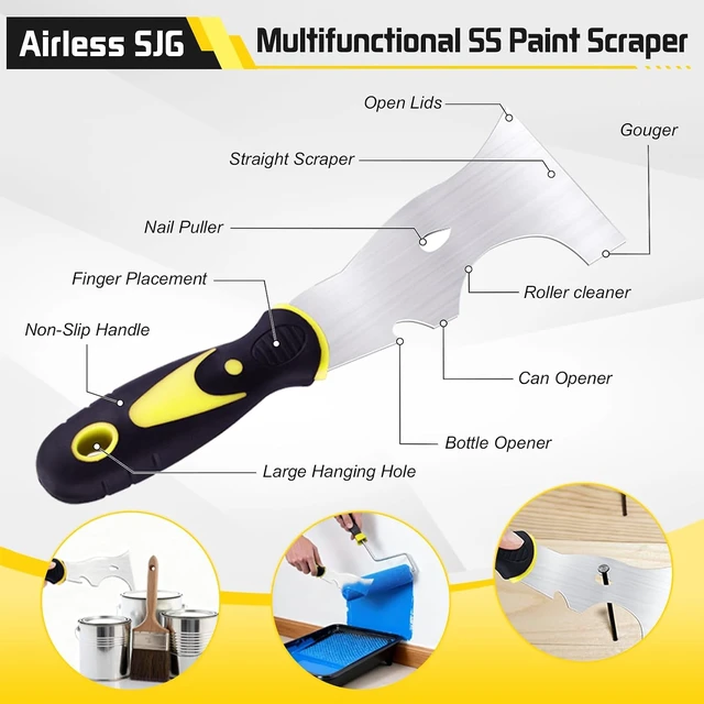 Alt view image 5 of 7 - 14-Piece Stainless Steel Drywall Knife Set with Mud Pan