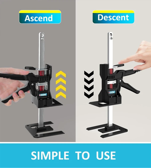 Alt view image 4 of 5 - Upgraded Labor Saving Arm Jack (2 Pcs) with Storage Case