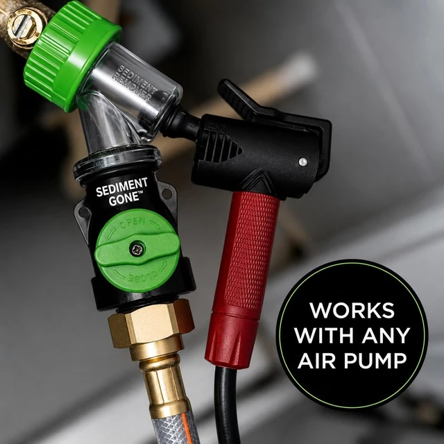 Alt view image 6 of 7 - The Original Water Heater Sediment Removal & Flush Kit