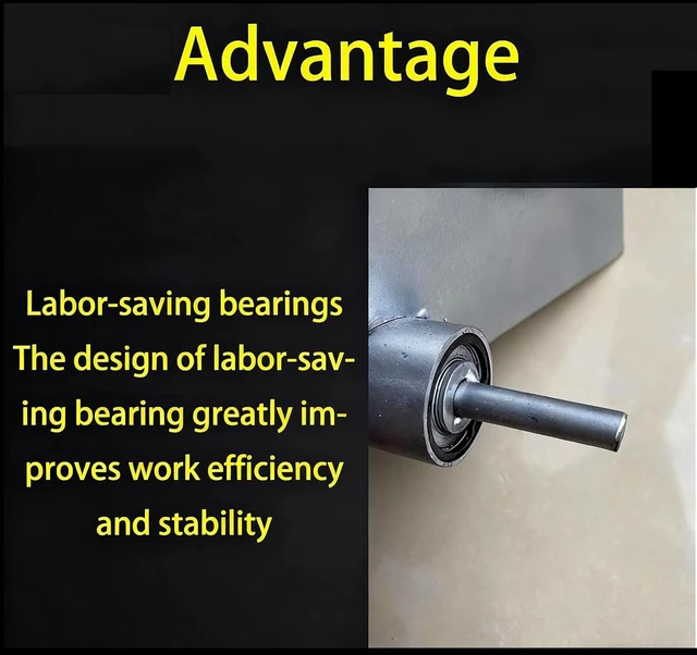 Alt view image 7 of 7 - Mortar Grout Gun Cement Caulk Gun with 9 Nozzles, No Electric Drill Needed