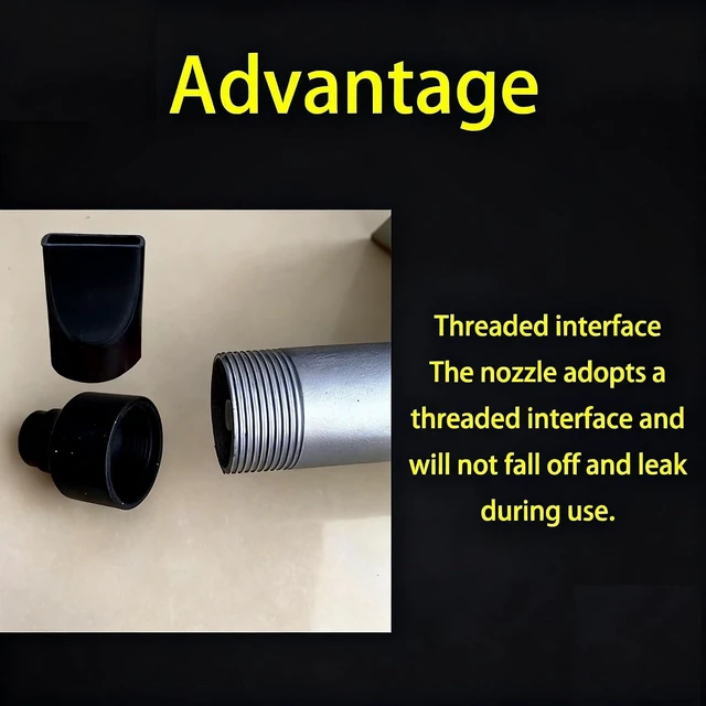Alt view image 2 of 7 - Mortar Grout Gun Cement Caulk Gun with 9 Nozzles, No Electric Drill Needed