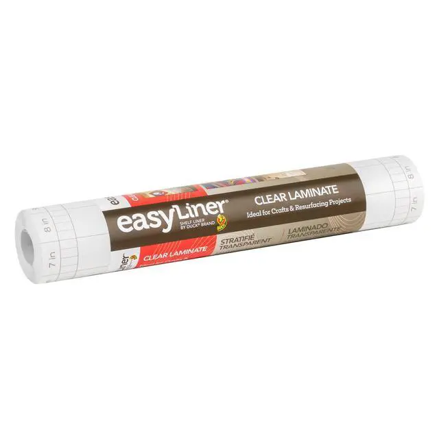 Alt view image 3 of 6 - EasyLiner Clear Adhesive Laminate Shelf Liner, Clear 12" x 36' Roll