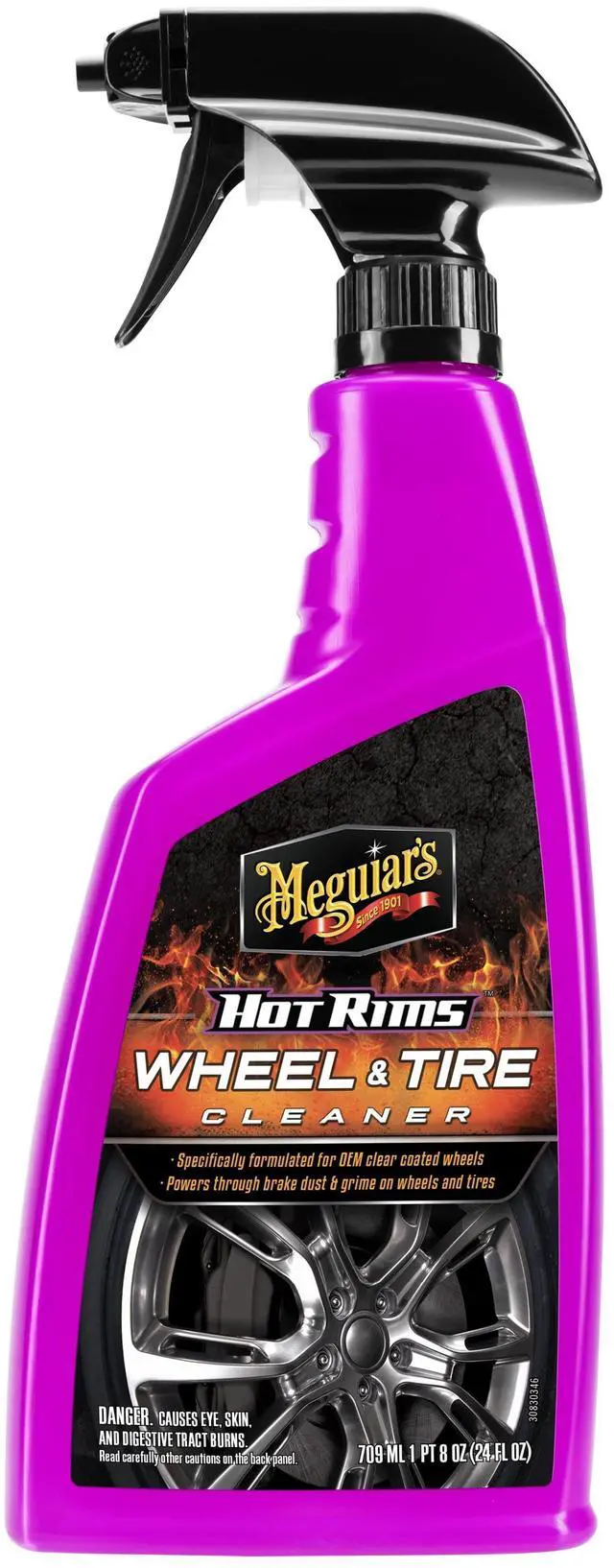 Main image of Meguiar's Hot Rims Wheel and Tire Cleaner, G9524, 24 oz, Spray