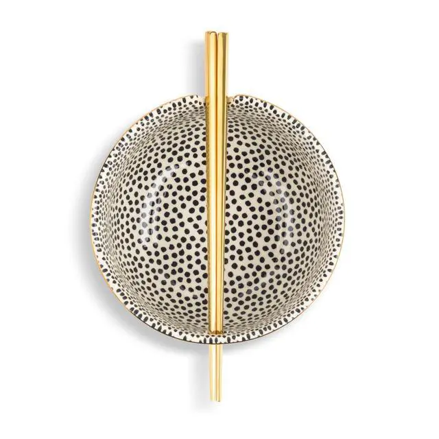 Alt view image 3 of 5 - Thyme & Table Stoneware Ramen Noodle Bowl, Dot