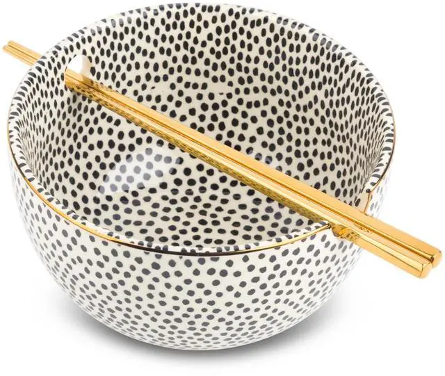 Main image of Thyme & Table Stoneware Ramen Noodle Bowl, Dot