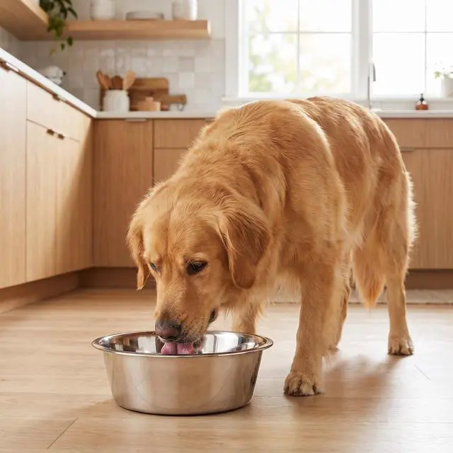 Alt view image 7 of 7 - Vibrant Life Extra Large 38-Cup Stainless Steel Pet Bowl, Silver