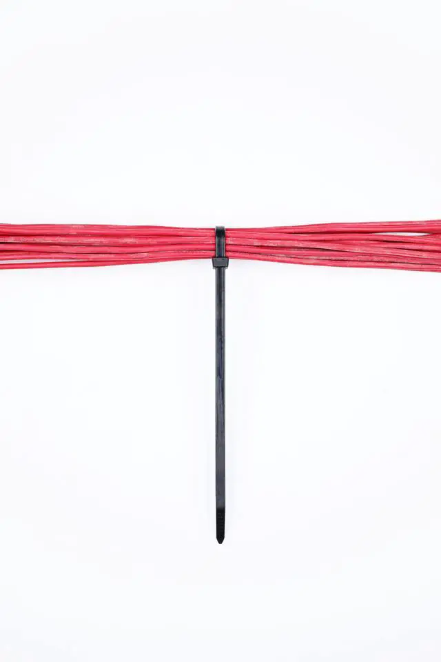 Alt view image 5 of 7 - (2 pack) Hyper Tough 8 inch 75lb Cable Ties UV Resistant Black 100 Count