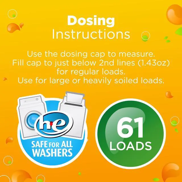 Alt view image 6 of 7 - Great Value Ultimate Fresh Laundry Detergent, Original Clean, 88 fl oz, 61 Loads