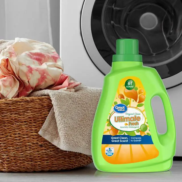 Alt view image 2 of 7 - Great Value Ultimate Fresh Laundry Detergent, Original Clean, 88 fl oz, 61 Loads