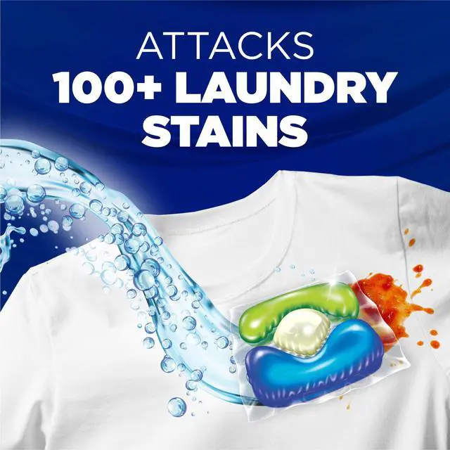 Alt view image 3 of 6 - ARM & HAMMER Plus OxiClean 5-in-1 Laundry Detergent Paks, Fresh Scent, 42 Count