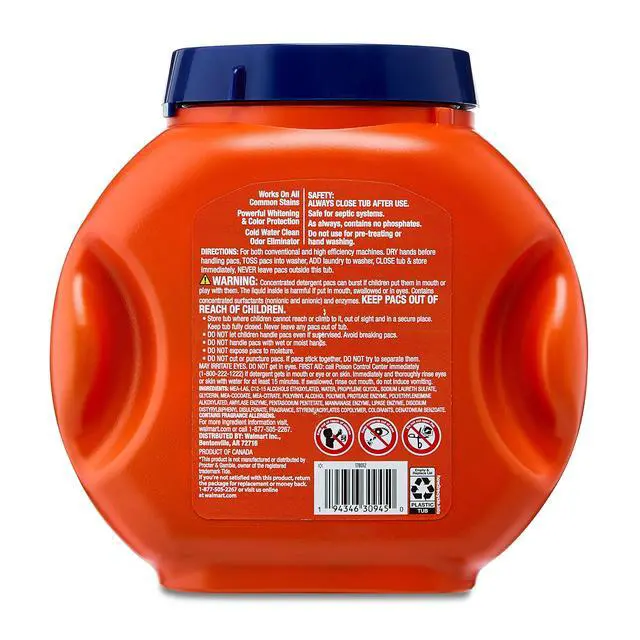 Alt view image 2 of 7 - Great Value Premium Clean Laundry Pacs, Original Scent, 42 Count