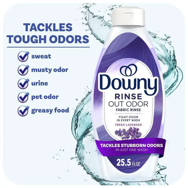 Alt view image 4 of 7 - Downy Rinse Out Odor Laundry Rinse, Tackles Tough Odors and Refreshes, Fresh Lavender Scent, 25.5 fl oz