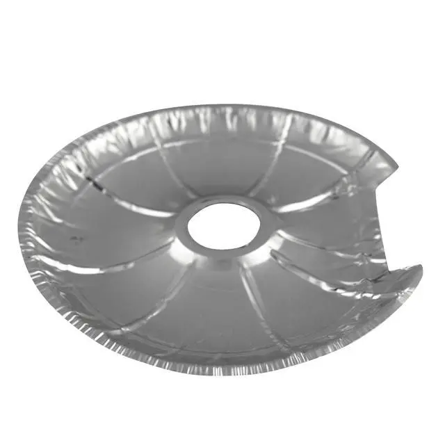 Alt view image 6 of 7 - (3 pack) Mainstays R101F12 Disposable Foil Drip Pan Liners for Electric Stoves - 12 Pack