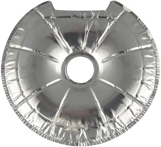 Alt view image 2 of 7 - (3 pack) Mainstays R101F12 Disposable Foil Drip Pan Liners for Electric Stoves - 12 Pack