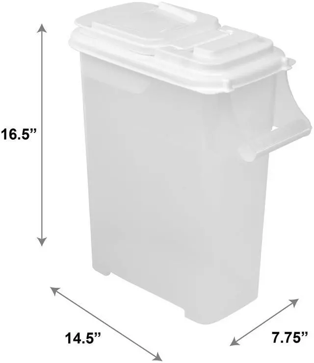 Alt view image 5 of 6 - Buddeez 16 QT. Bird Seed Storage Dispenser