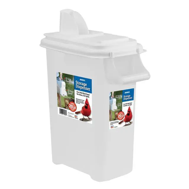 Alt view image 2 of 6 - Buddeez 16 QT. Bird Seed Storage Dispenser