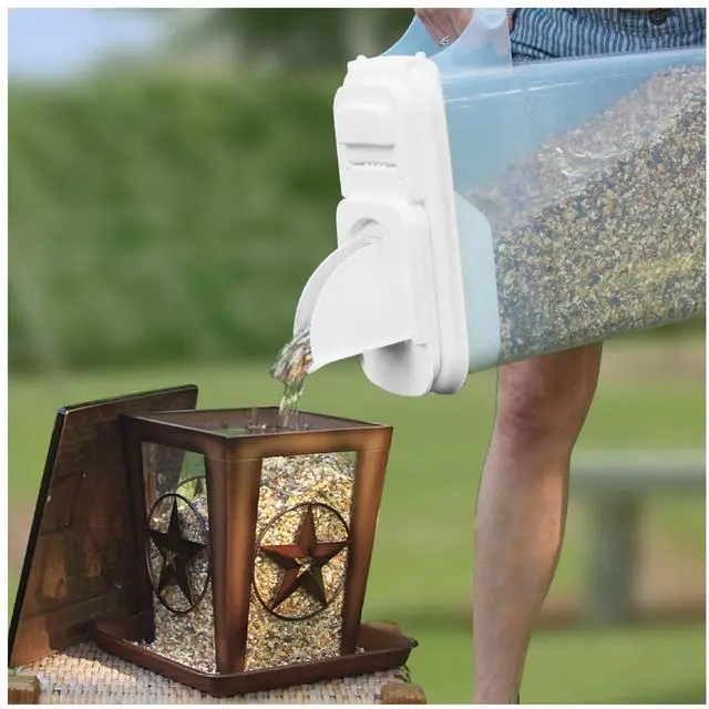 Alt view image 3 of 6 - Buddeez 16 QT. Bird Seed Storage Dispenser