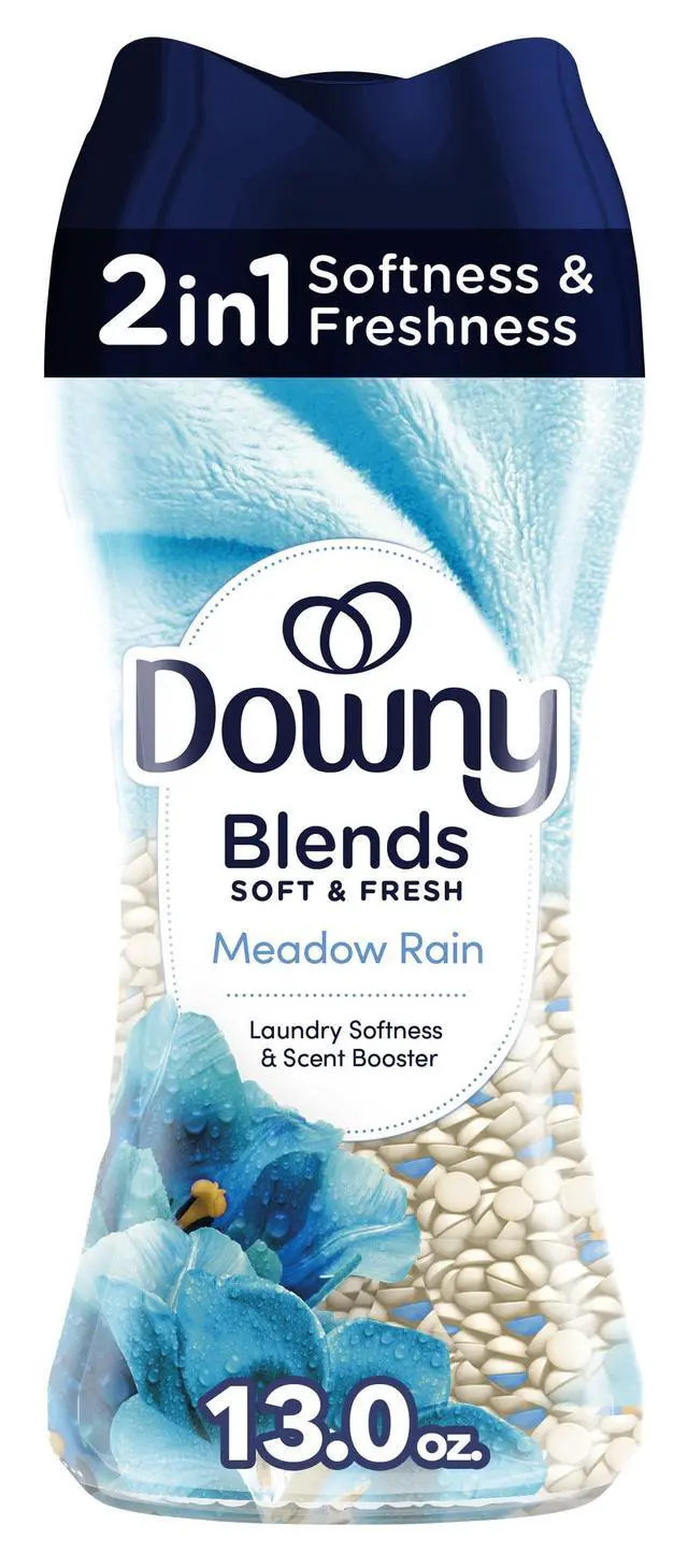 Main image of Downy Blends Soft & Fresh In-Wash Laundry Scent Booster Beads, Meadow Rain Scent, 13 oz