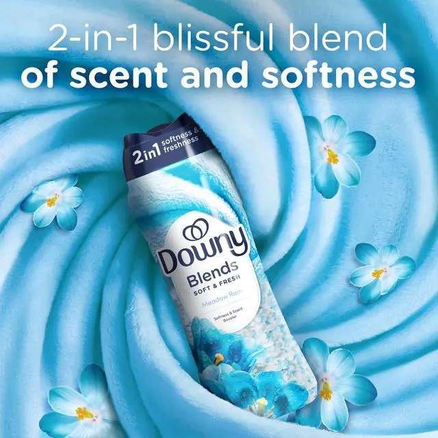 Alt view image 4 of 6 - Downy Blends Soft & Fresh In-Wash Laundry Scent Booster Beads, Meadow Rain Scent, 13 oz