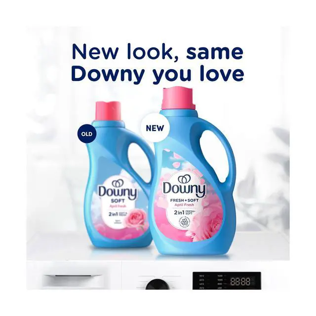 Alt view image 3 of 7 - Downy Liquid Fabric Softener and Conditioner, April Fresh Scent, 140 fl oz, 190 Loads