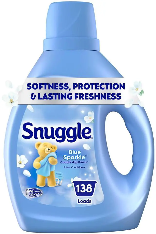 Main image of Snuggle Liquid Fabric Softener, Cuddle-Up Fresh Blue Sparkle, 93.8 oz, 138 Loads