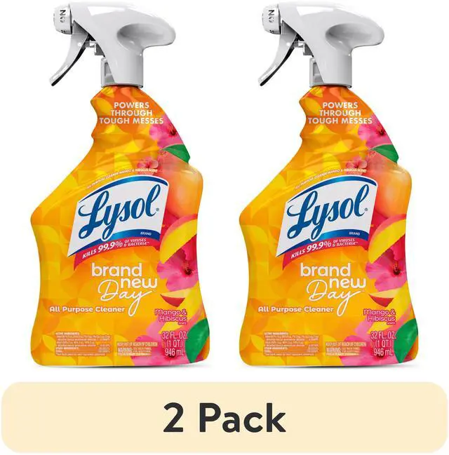 Main image of (2 pack) Lysol Brand New Day All Purpose Cleaner Mango & Hibiscus, Deep Clean 32 fl oz