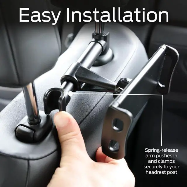 Alt view image 5 of 6 - Monster Universal Backseat Headrest Tablet Mount - Keep Passengers Entertained on the Go!