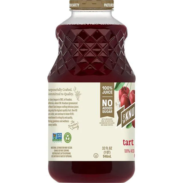 Alt view image 3 of 6 - R.W. Knudsen Family Just Tart Cherry Juice, 32-Fluid Ounce